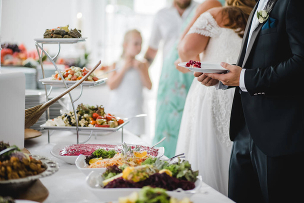 catering wedding buffet for events  - Valokuva, kuva