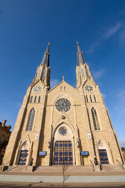 Cathedral of Saint Mary of the Immaculate Conception, Peoria, Illinois. - Fotoğraf, Görsel