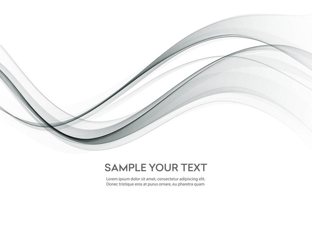 Abstract colorful vector background, color wave for design brochure, website, flyer. - Vektor, Bild