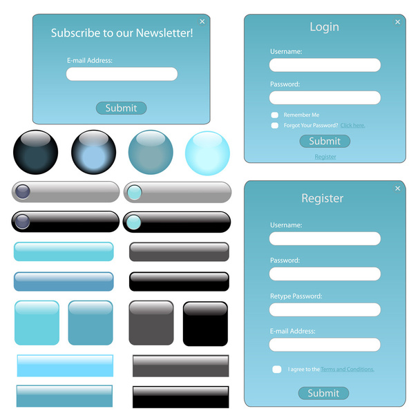 Web Template - Vector, Image