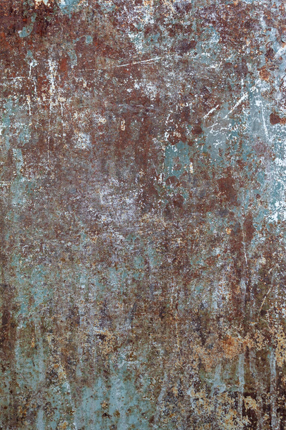 Oude verweerde roestige metalen textuur - Foto, afbeelding