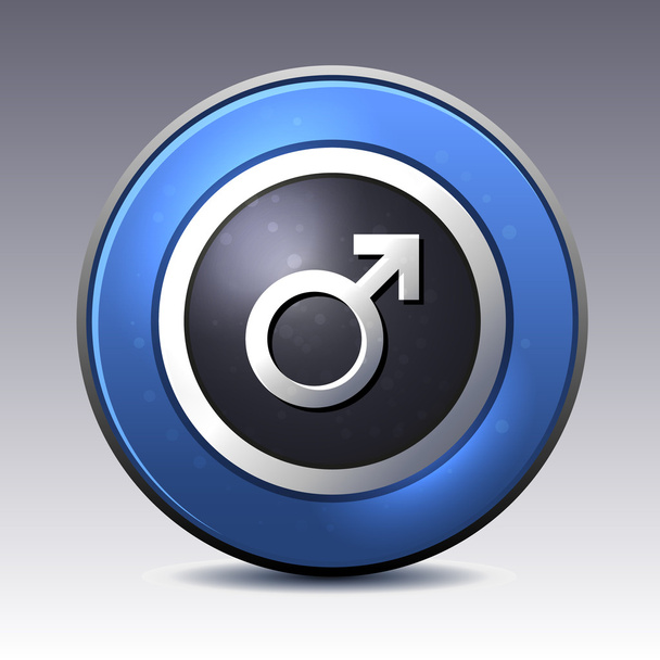 Male gender symbol - Wektor, obraz