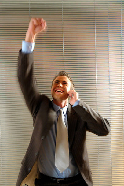 portrait shot of busineessman wearing suit and tie - Photo, image