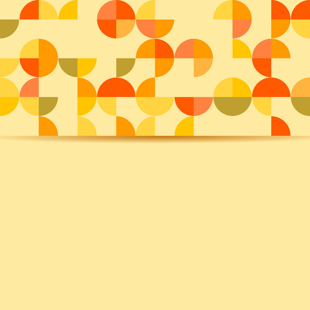 abstrakti tausta ympyröillä keltaisella taustalla.vektori
 - Vektori, kuva