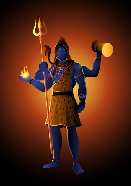 Seigneur Shiva de Dieu hindou
 - Vecteur, image