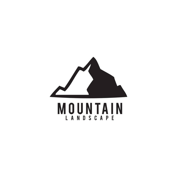 Modelo de vetor de design de logotipo de montanha - Vetor, Imagem