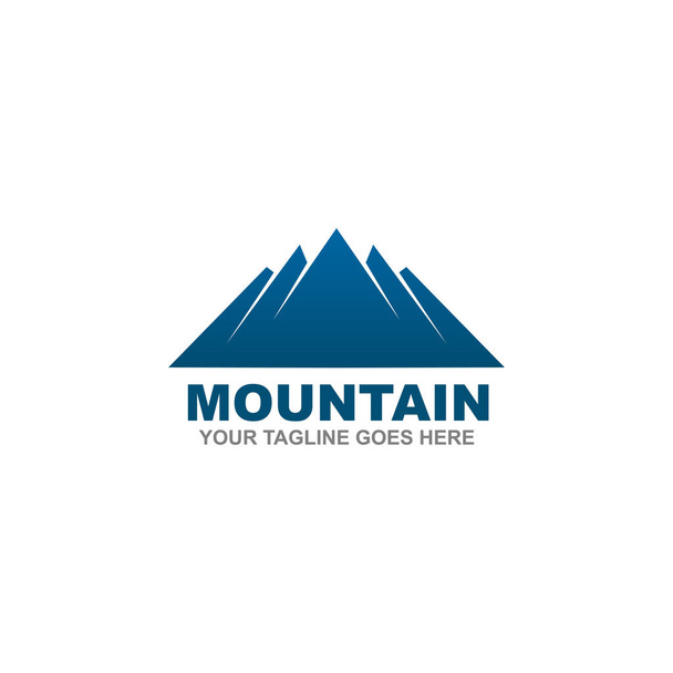 Mountain icon logo ontwerp vector template - Vector, afbeelding