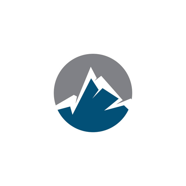 Mountain icon logo ontwerp vector template - Vector, afbeelding