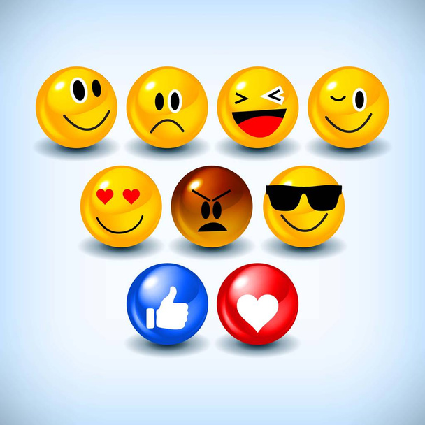 Emoji Feeling Faces Vector - Vector, Image