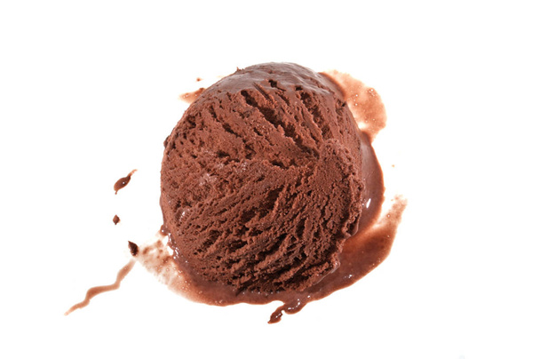 Мороженое на белом фоне - Фото, изображение