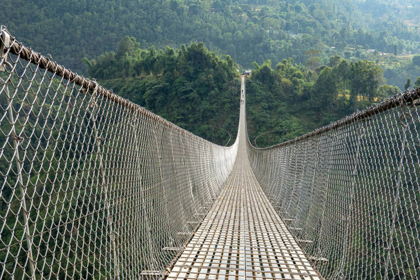 Kushma - Ponte de Suspensão Gyadi
 - Foto, Imagem