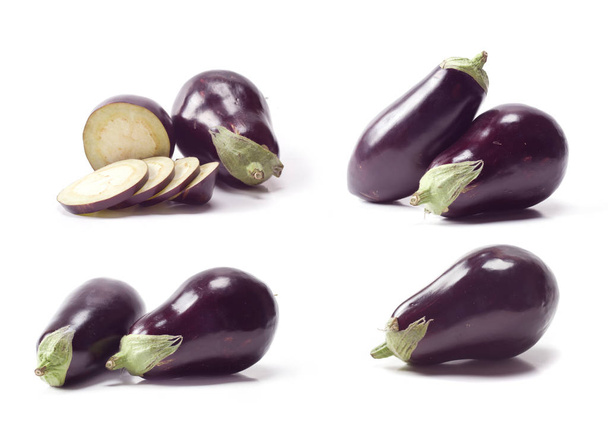 verse aubergines - Foto, afbeelding