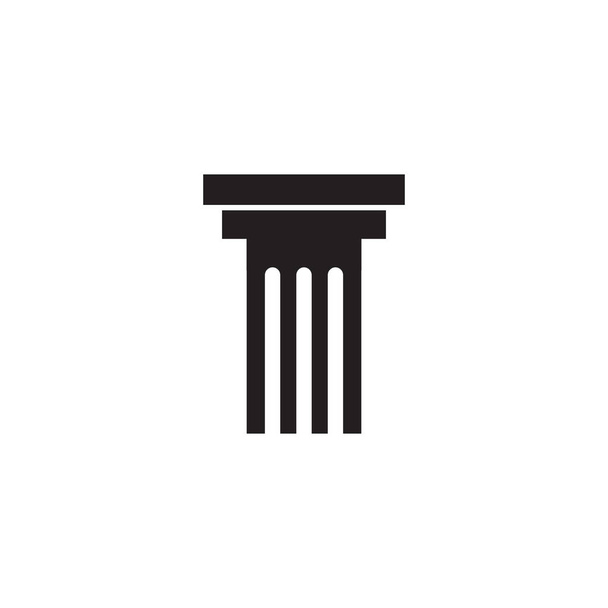 Säule Symbol Logo Design Vektor-Vorlage - Vektor, Bild