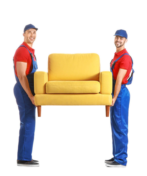 Погрузчики с креслом на белом фоне
 - Фото, изображение