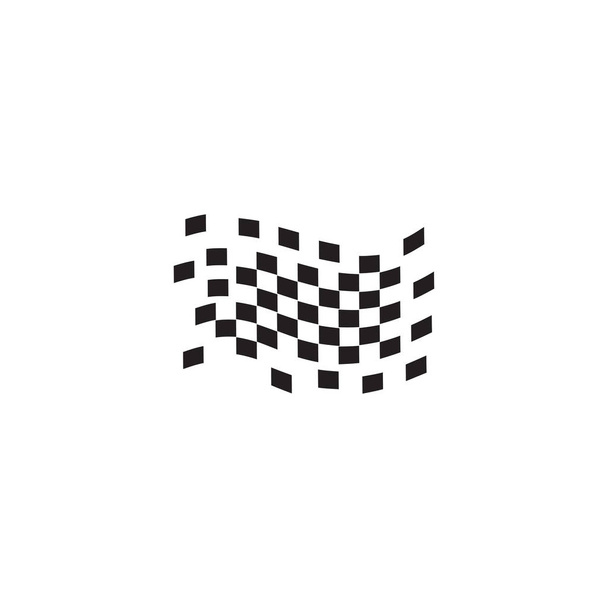 Rasse Flagge Symbol Logo Design Vektor Illustration Vorlage - Vektor, Bild