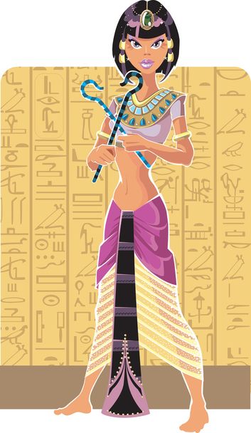 Light tsarina of Egypt - Vector, Imagen