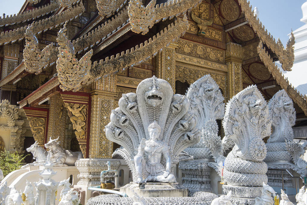 Tajlandia Lamphun Wat San Pa Yang Luang - Zdjęcie, obraz
