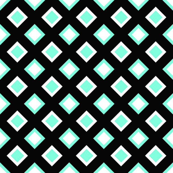 シームレスな抽象的な正方形パターンの背景デザイン - ベクター画像