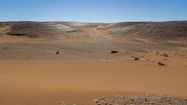 Landscape of Sahara desert - Fotoğraf, Görsel