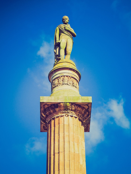 Retro looking Scott monument, Glasgow - Foto, immagini