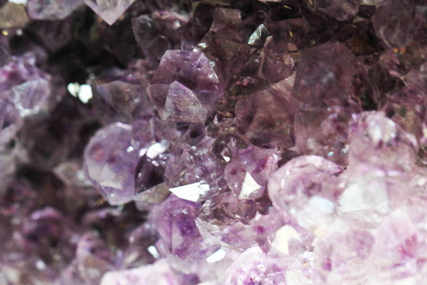 violette Amethyst-Textur - Foto, Bild