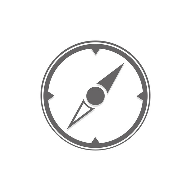 Icône de boussole isolée sur un fond blanc. symbole de voyage
 - Vecteur, image