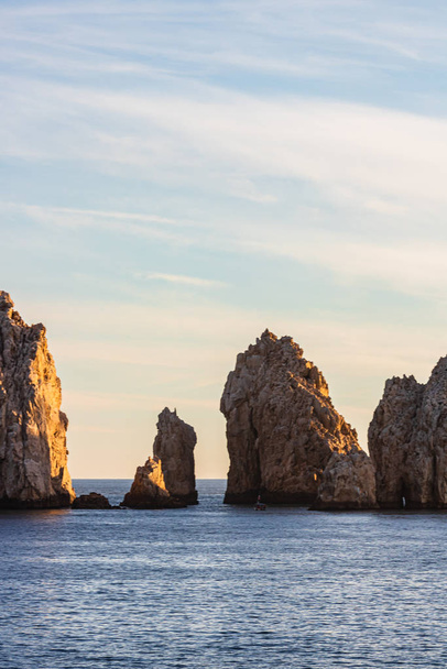 Panoramic sunset at Land's End in Cabo San Lucas, Mexico - Photo, Image