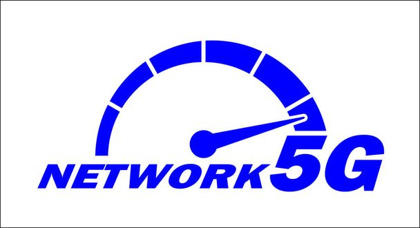 network 5G speedometer - Vector, Image