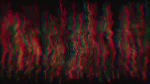 Abstrakcyjne dane błędów neon cyberpunk holograficzne tło.  - Materiał filmowy, wideo