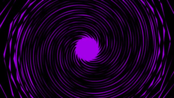 Rotate clockwise magenta spiral background - Footage, Video