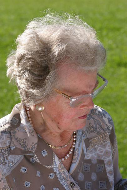 Portrait of a senior person  - Foto, afbeelding