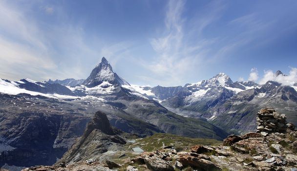 wunderschönes Matterhorn, Schweizer Alpen - Foto, Bild