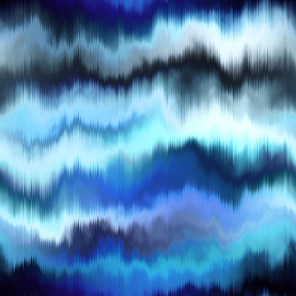 Abstract dyed effect indigo blue seamless pattern - Photo, Image