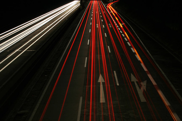 panoramisch beeld van de verkeersinfrastructuur - Foto, afbeelding