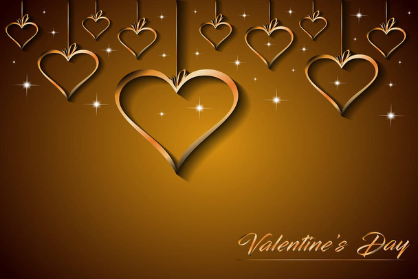Happy Valentine's day for your seasonal invitations,  postcard, card. - ベクター画像