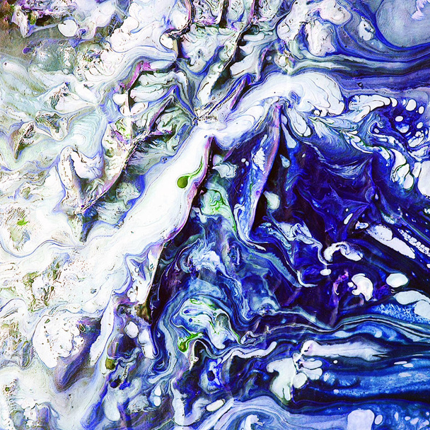 Abstract colorful texture fluid art - Zdjęcie, obraz