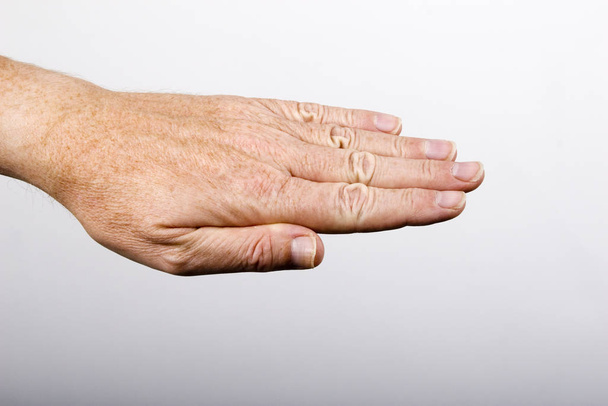 Closeup of hand sign or gesture  - Foto, Bild