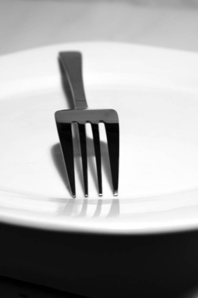 Closeup shot of modern cutlery  - Zdjęcie, obraz
