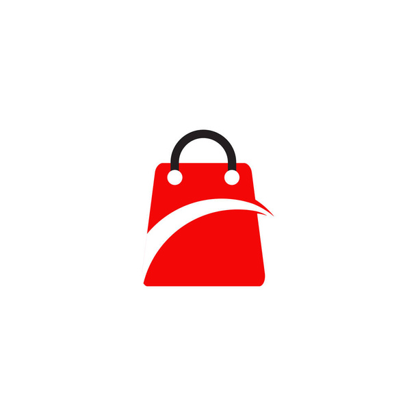Bevásárlótáska ikon logó design vektor sablon - Vektor, kép
