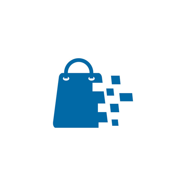 Einkaufstasche Symbol Logo Design Vektor-Vorlage - Vektor, Bild