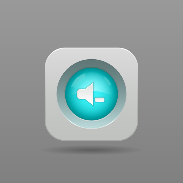 Speaker button - Вектор,изображение