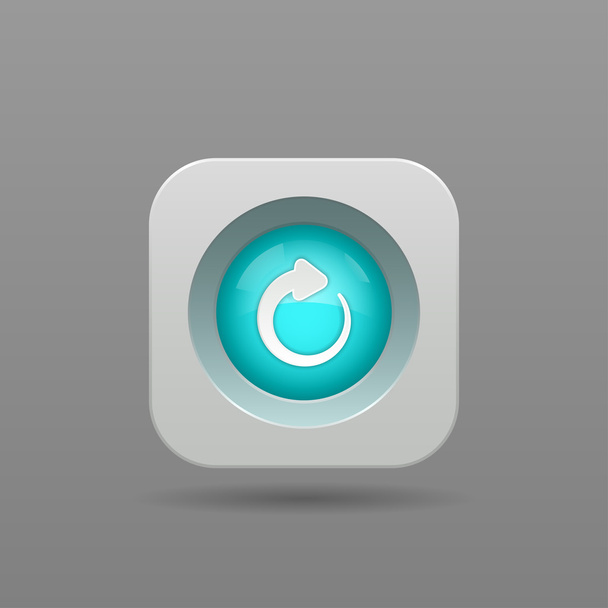 Refresh button - Vector, afbeelding