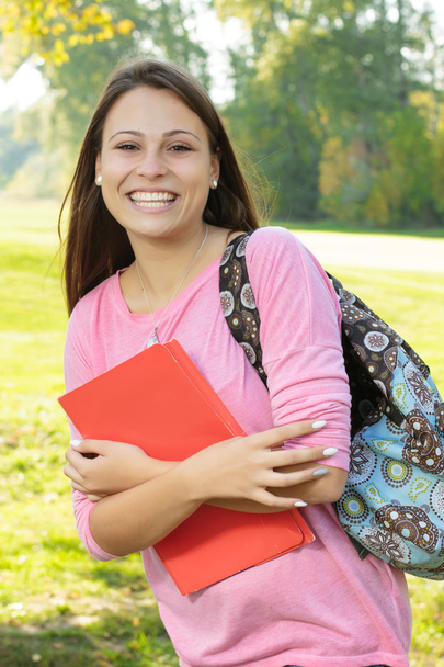 happy student outdoor - Foto, Bild
