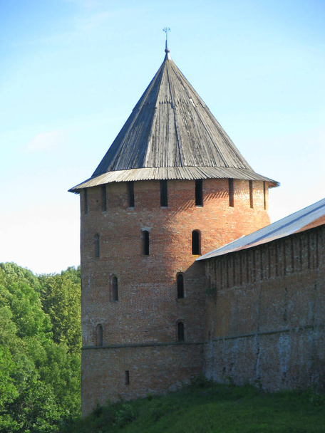 Veliky Novgorod Kremlin towers - Zdjęcie, obraz