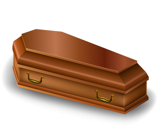 Cercueil en bois
 - Vecteur, image