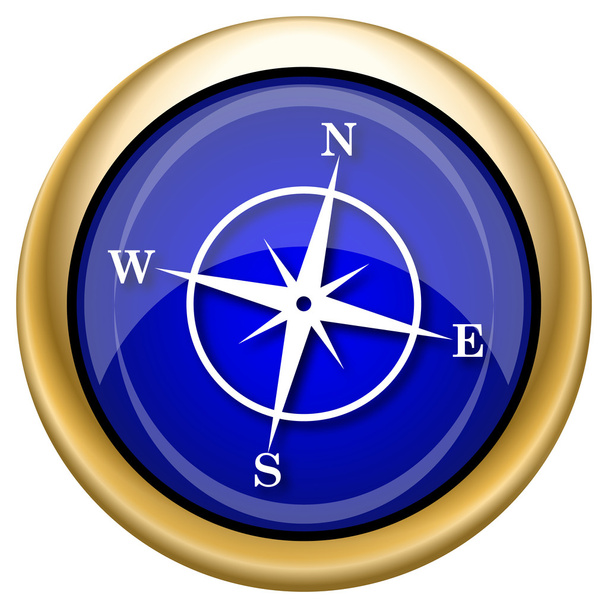 Brújula icono - Foto, imagen