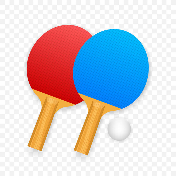 Deux raquettes pour jouer au tennis de table. Illustration vectorielle
. - Vecteur, image