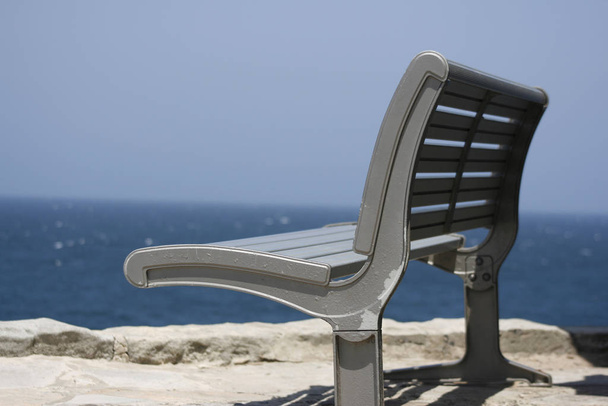 deck chairs on the beach - Фото, зображення