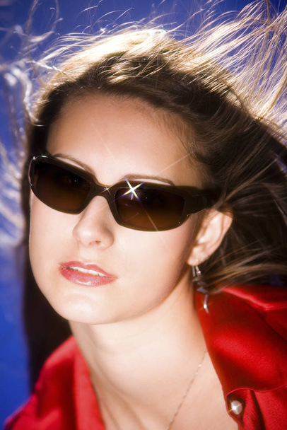 stylish summer sunglasses, accessory - Foto, afbeelding