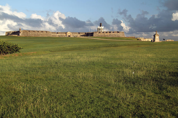 Located in Old San Juan, Puerto Rico, the El Morro fortress is arguably one of the most elaborate fortifications ever built in the Americas - Photo, Image